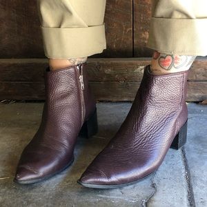 Everlane Boss Boot in Burgundy